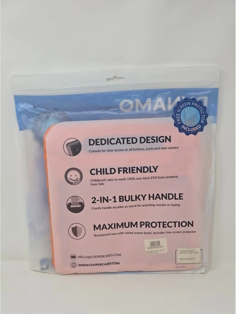 Cooper Cases Dynamo Heavy Duty Protective Tablet Case Screen Protector Sealed